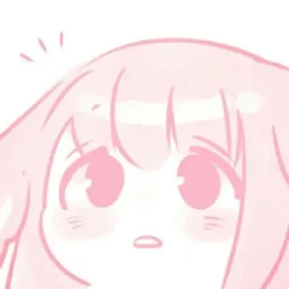 🩰 cartoon, cute, pink, anime, kawaii telegram sticker