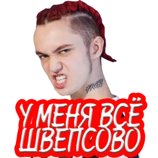 👍 У МЕНЯ ВСЁ ШВЕПСОВО telegram sticker