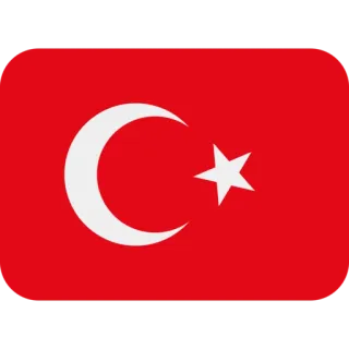 🇹🇷 bandera, Turquía, nación, país telegram sticker