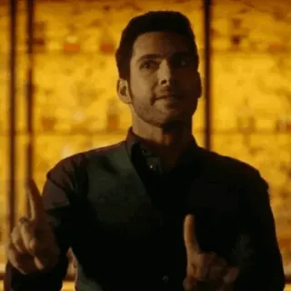 👍 Lucifer дьявол, Люцифер, сериал, персонаж telegram sticker