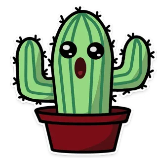 Cactus telegram stickers