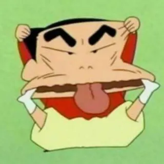 Shinchan ㅡ by @taerastickers whatsapp stickers