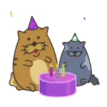 Кот Пирожок telegram stickers