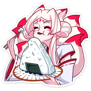 Старшая жрица Кумико @TgSticker telegram stickers