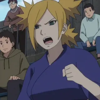 🪵 Temari Naruto Anime, Personnage, Fanart telegram sticker