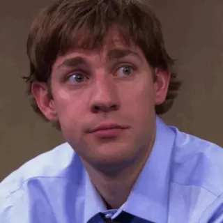 🗞 Jim Halpert The Office Jim, Halpert, The Office, TV Serie, Comedy telegram sticker