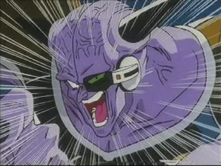 😮 Recoome Dragon Ball Z anime, dragon ball z, recoome, villain, angry, screaming telegram sticker