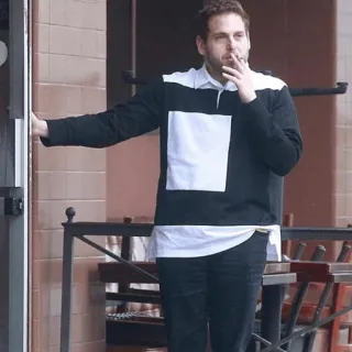 💡 Jonah Hill Джона Хилл, актер, курение, мужчина, знаменитость telegram sticker