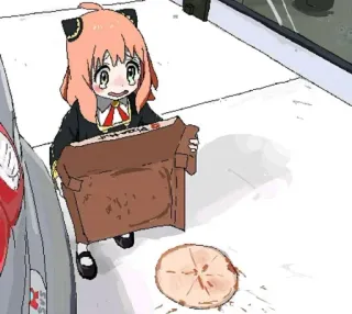 😥 Anya Forger Spy x Family nvidia anime, spy x family, anya forger, cartoon, cute, fanart, character, nvidia telegram sticker