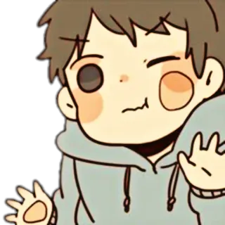 🥡 Cartoon, Anime, Junge, Süß, Figur, Sticker telegram sticker
