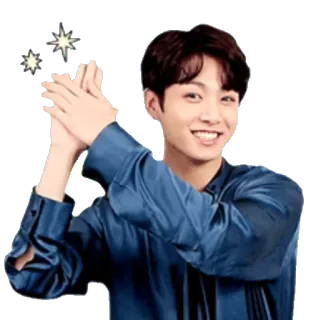 👏 Jungkook Jungkook, BTS, K-pop, cantante, musica, idol telegram sticker