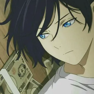 💎 Anime, Geld, Yato, Noragami, Charakter, Währung telegram sticker