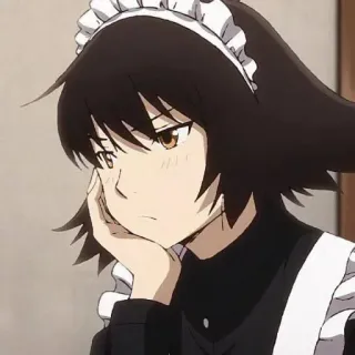 🧃 Anime, Maid, Chica, Lindo, Manga, Personaje telegram sticker