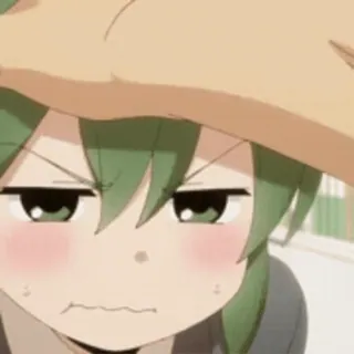 🚀 anime, manga, head pat, cartoon, cute, expression telegram sticker