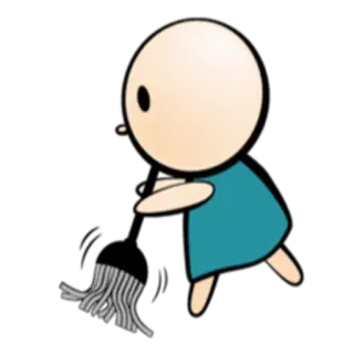😗 만화, 캐릭터, 막대기 인간, 간단한, 일러스트 telegram sticker