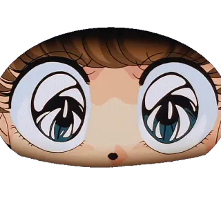 👀 Anime, Ojos, Chica, Lindo, Manga whatsapp sticker