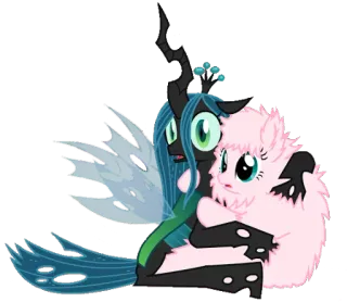 😨 Queen Chrysalis My Little Pony mlp, kucyk, przyjaźń, kreskówka, magia telegram sticker