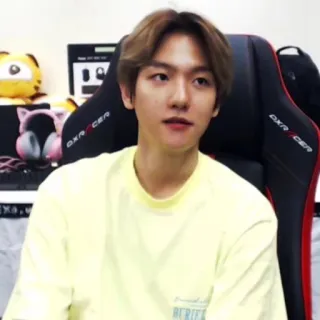 🍯 Baekhyun k-pop, exo, корейская поп-музыка, певец, знаменитость, бэкхён telegram sticker