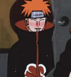 🥰 Pain Naruto miih Anime, Naruto, Pain, Manga, Stiker telegram sticker