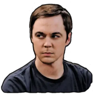 😡 Sheldon Cooper The Big Bang Theory sheldon, the big bang theory, serie, personaje, sitcom telegram sticker