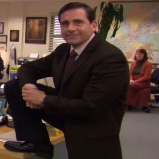🙂 Michael Scott The Office Michael Scott, The Office, NBC, Komedi, Sitkom whatsapp sticker