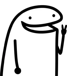 ✌️ sticker, frieden, florkofcows telegram sticker