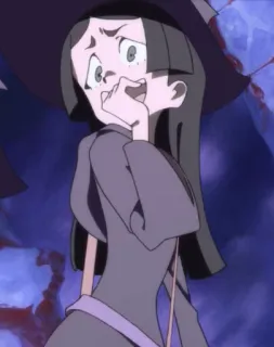 😂 Diana Cavendish Little Witch Academia Anime, Strega, Diana Cavendish, Little Witch Academia telegram sticker