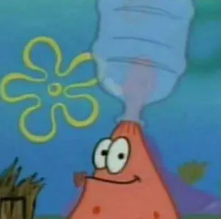 🔐 Patrick Star SpongeBob SquarePants cartoon, patrick star, spongebob, spongebob squarepants, funny, meme telegram sticker