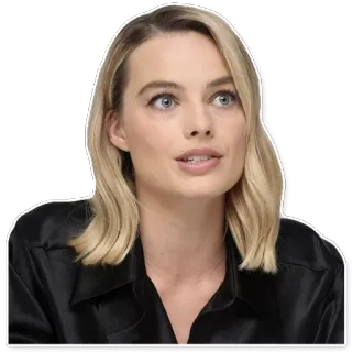 🤔 Margot Robbie actrice, célébrité, portrait, Margot Robbie whatsapp sticker
