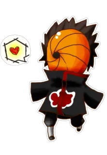 😍 Tobi Naruto anime, manga, Tobi, Naruto, cartoon, ninja, character telegram sticker