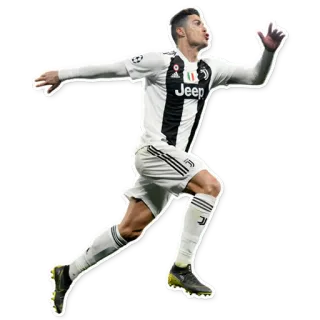 😮 Cristiano Ronaldo football, soccer, athlète, joueur, sport whatsapp sticker