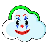 cloud Nina (by @nothingInowhere) telegram stickers