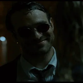 🕶 Daredevil Daredevil (TV series) Сорвиголова, Marvel, Netflix, персонаж, линчеватель, супергерой, слепой telegram sticker