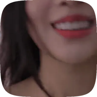 ✈️ 唇, 口, 赤い口紅, 美容, 笑顔 whatsapp sticker