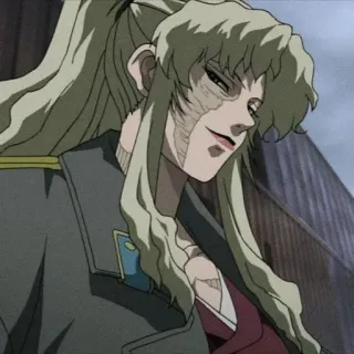 😏 Balalaika Black Lagoon Anime, Frau, Balalaika, Black Lagoon, Militäruniform whatsapp sticker