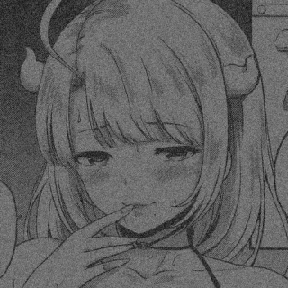 ⛓ anime girl, manga, illustration, cartoon, digital art telegram sticker
