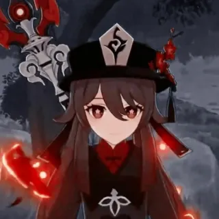 🌟 Hu Tao Genshin Impact anime, video game, Hu Tao, Genshin Impact telegram sticker