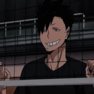🌟 Kuroo Tetsurou Haikyuu!! anime, haikyuu, kuroo tetsurou, volleyball, manga telegram sticker