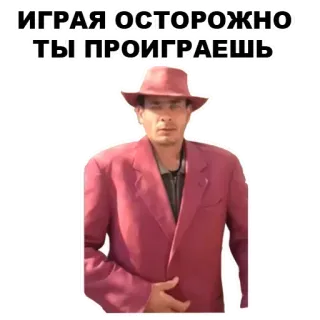 🌾 ИГРАЯ ОСТОРОЖНО ТЫ ПРОИГРАЕШЬ telegram sticker