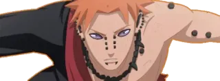 😠 Pain Naruto Anime, Mangá, Personagem, Ninja, Naruto whatsapp sticker