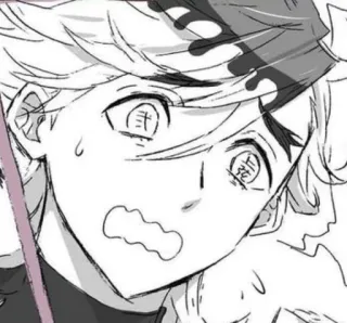 😰 Douma Demon Slayer Anime, Dämon, Verängstigt, Manga, Douma telegram sticker