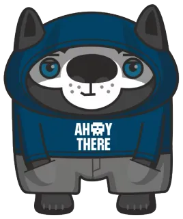 👤 AHOY
THERE lobo, animal, desenho animado, olá, oi, adesivo, personagem telegram sticker