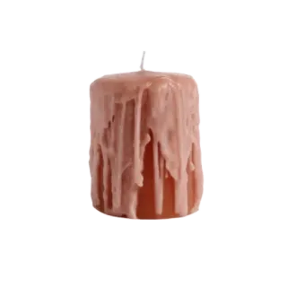 🕯 양초, 왁스, 빛, 장식, 홈데코, 불꽃 telegram sticker