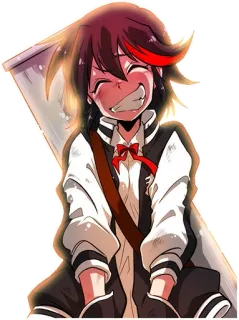 😁 Ryuko Matoi Kill la Kill Anime, Postać, Kobieta, Kill la Kill, Ryuko Matoi telegram sticker