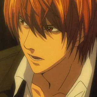 😈 Light Yagami Death Note Anime, Death Note, Light Yagami, Manga, Personaggio, Psicologico, Thriller telegram sticker