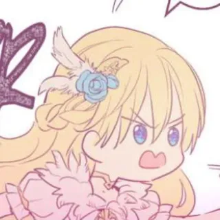 🍼 Anime, Mangá, Desenho animado, Chibi, Bravo, Garota, Fofo telegram sticker
