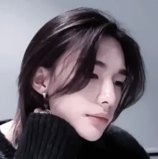 💗 person, portrait, male, kpop, hairstyle, beauty, earrings, korean whatsapp sticker