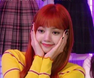 ✨ Lisa K-Pop, Blackpink, Sängerin, Lisa, Idol, Promi telegram sticker