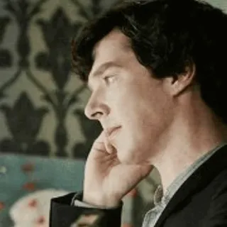 🔎 Sherlock Holmes Sherlock sherlock holmes, benedict cumberbatch, sherlock, détective, série britannique whatsapp sticker