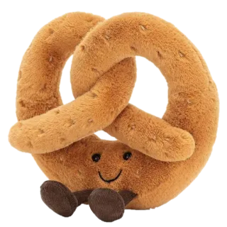 🥨 brezel, cibo, carino, peluche, giocattolo, soffice, dolce, snack telegram sticker